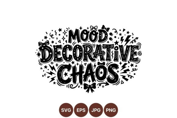 Mood Decorative Chaos Design: A Playful Creative Asset