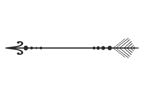 Ornate Arrow Black Icon: A Decorative Ethnic Icon