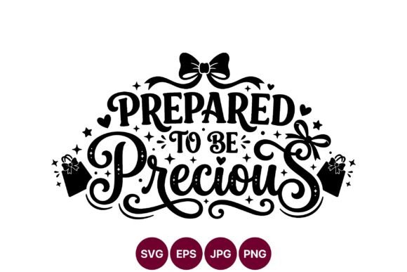 Precious Quote Decorative SVG: A Festive Hand-Lettered Design