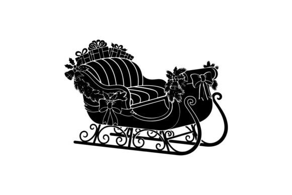 Silhouette of a Decorative Sleigh with F: A Designer's Guide