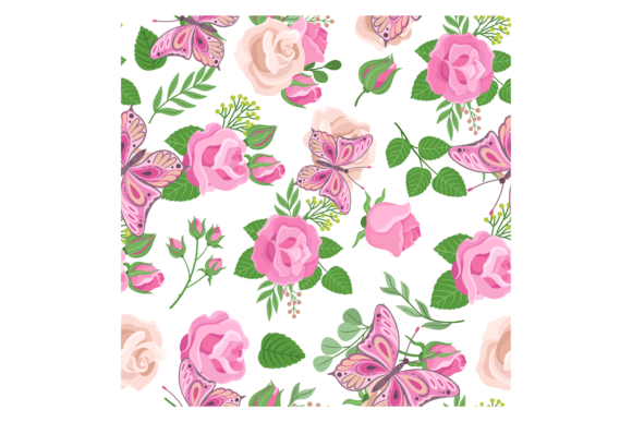 The Power of Rose Seamless Pattern: Decorative Floral Design