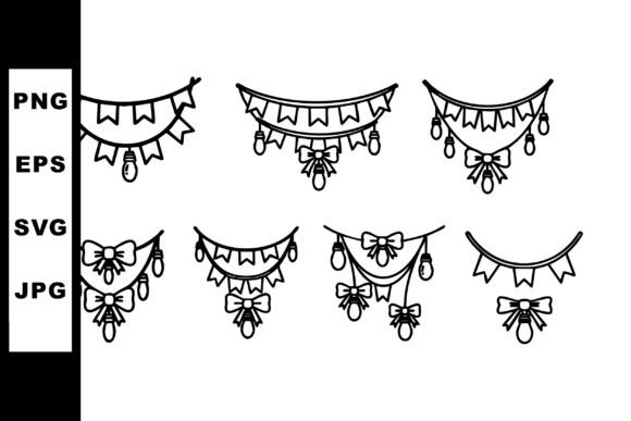Transform Your Designs With Festive Garland Vectors