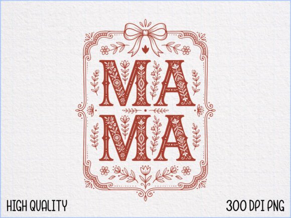 Vintage Decorative Mama Typography PNG: A Designer's Deep Dive